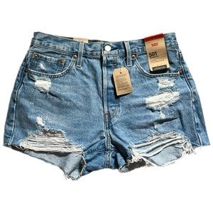 LEVIS 501 High Rise Jean Shorts